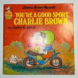 You’re A Good Sport Charlie Brown kids’ Read-A-Long Record & Book Set